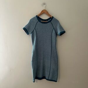 Title Nine Dress Womens Size S Small Knit Sweater Dress Pockets Stretch